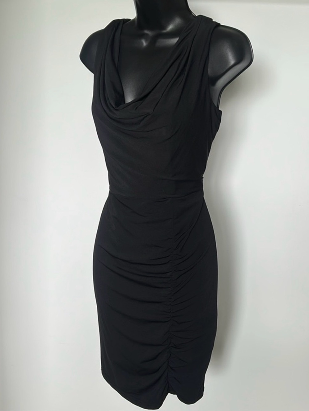 🆕 SAM EDELMAN Black Bodycon Mini Dress NWT Women’s size 8 Cocktail Party Chic - Picture 8 of 16